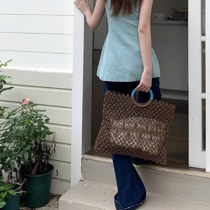 Kadınlar için Boho Dokuma Hası - Tote Bag Beach incelemesi ve fiyatı