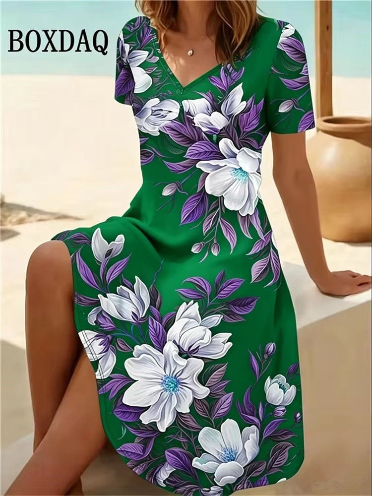 6XL Artı Boyutu Kadın Elbisele - Romper Floral Print incelemesi ve fiyatı